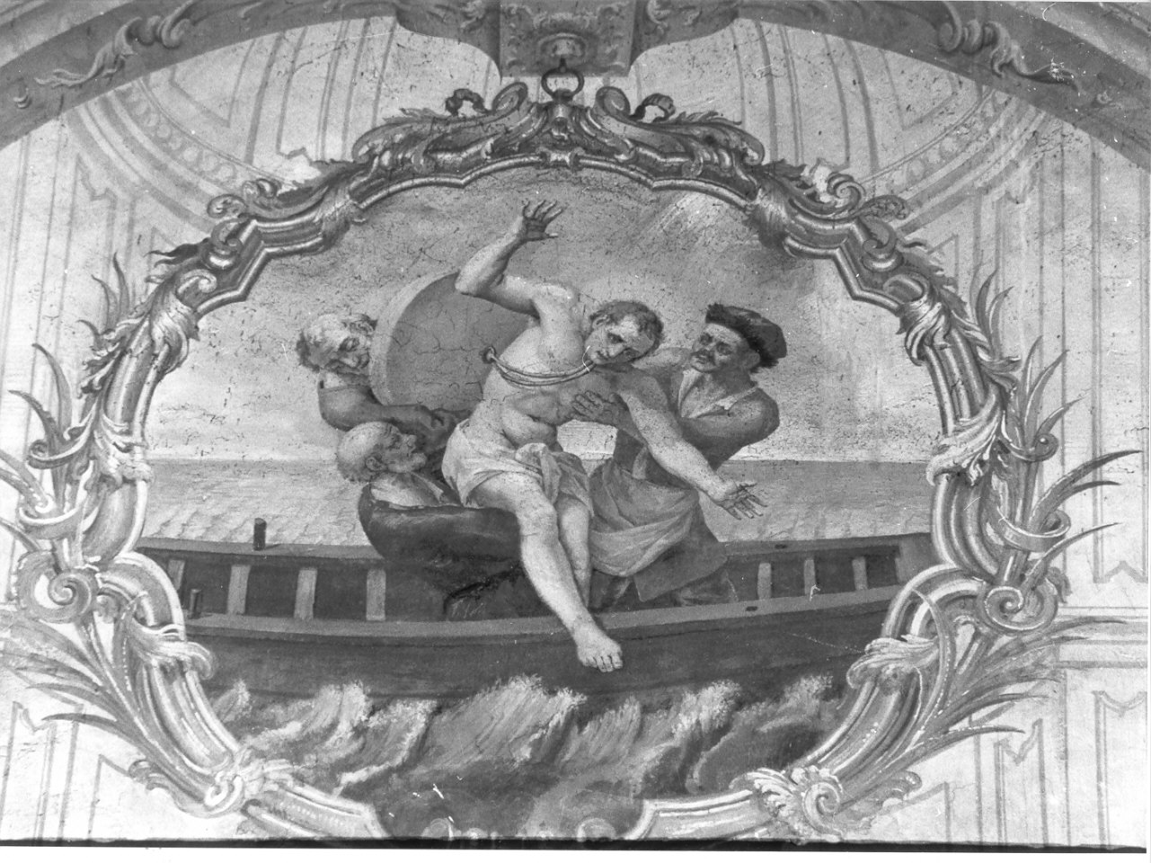 San Vincenzo di Saragozza (dipinto, elemento d'insieme) di Stocchetti Angelo (attribuito), Stocchetti Celso (attribuito) (sec. XIX)