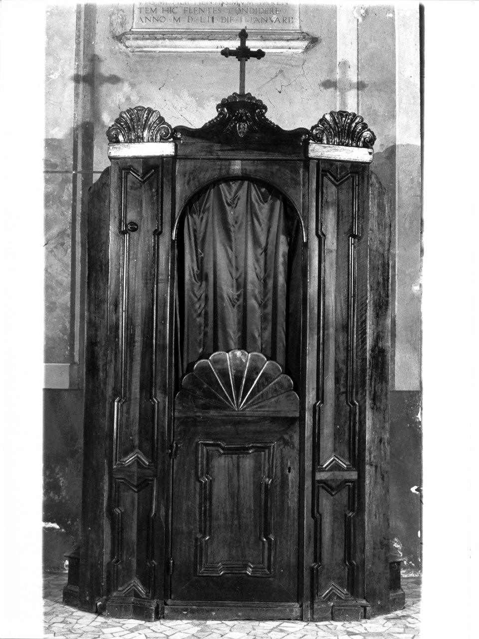 confessionale, serie - ambito lombardo (sec. XIX)