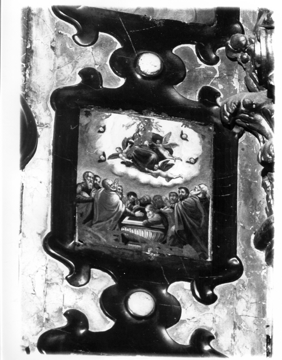 assunzione della Madonna (formella, elemento d'insieme) - ambito lombardo (metà sec. XVII)