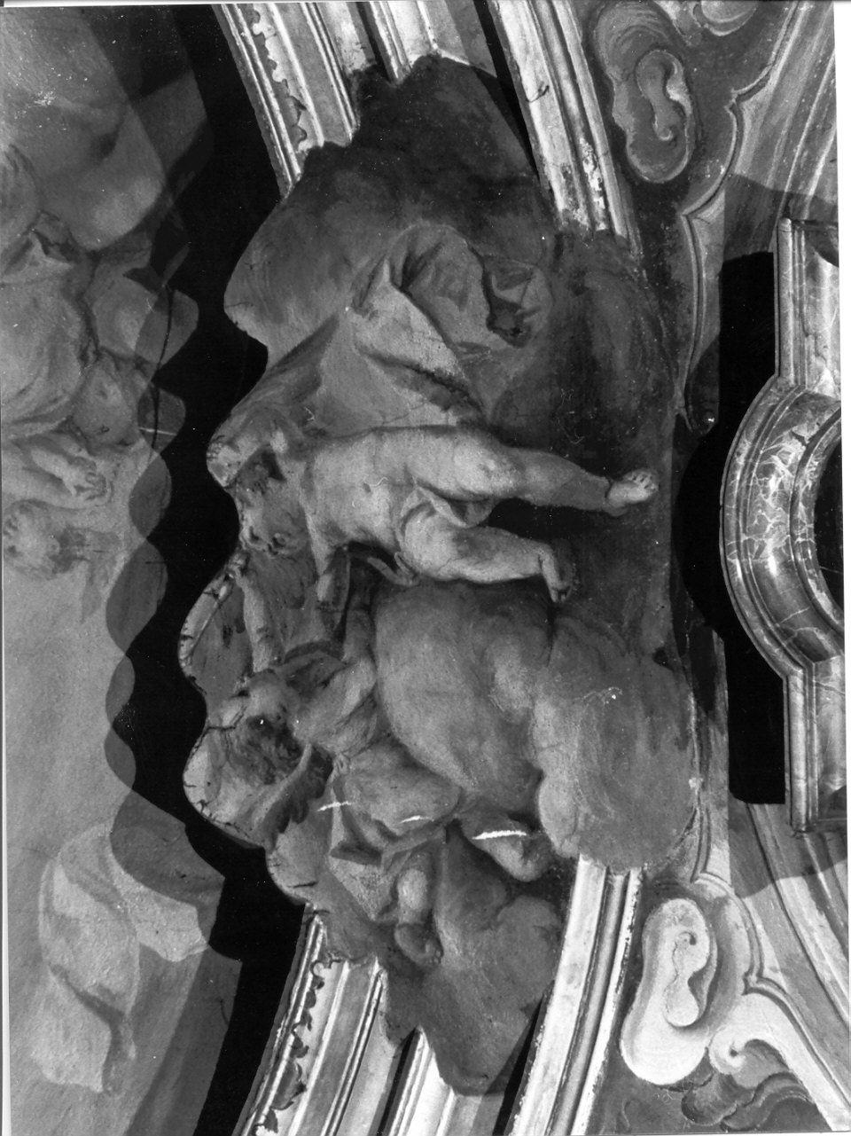 angeli (dipinto, elemento d'insieme) - ambito lombardo (sec. XVII)