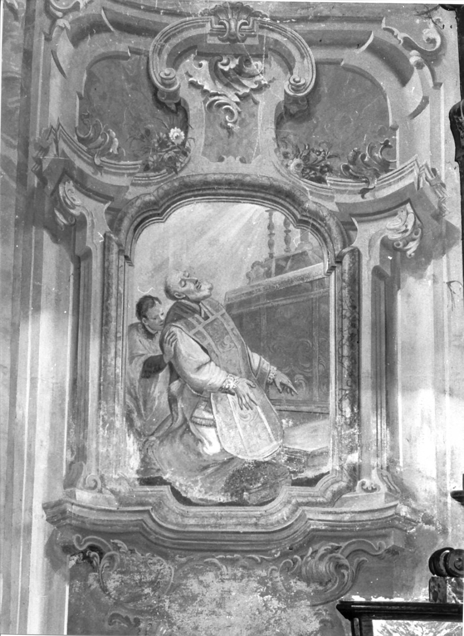 Santi (dipinto, elemento d'insieme) di Fiori Filippo (attribuito), Giussani Giovanni Maria (attribuito) (sec. XVIII)