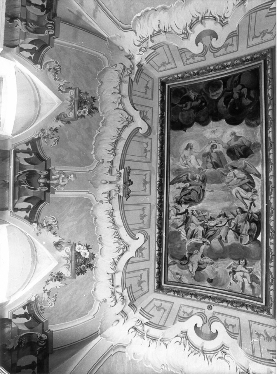 motivi decorativi architettonici e floreali (dipinto, ciclo) - ambito lombardo (sec. XVIII)