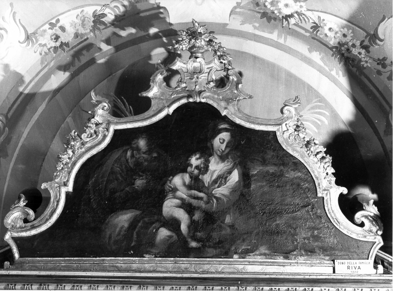 Sacra Famiglia (dipinto, opera isolata) - bottega lombarda (sec. XVIII)