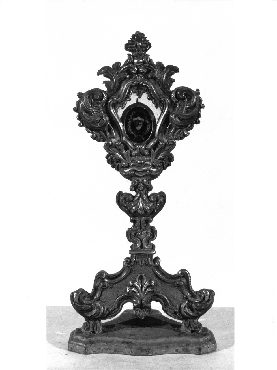 reliquiario-ostensorio, opera isolata - bottega lombarda (sec. XVII)