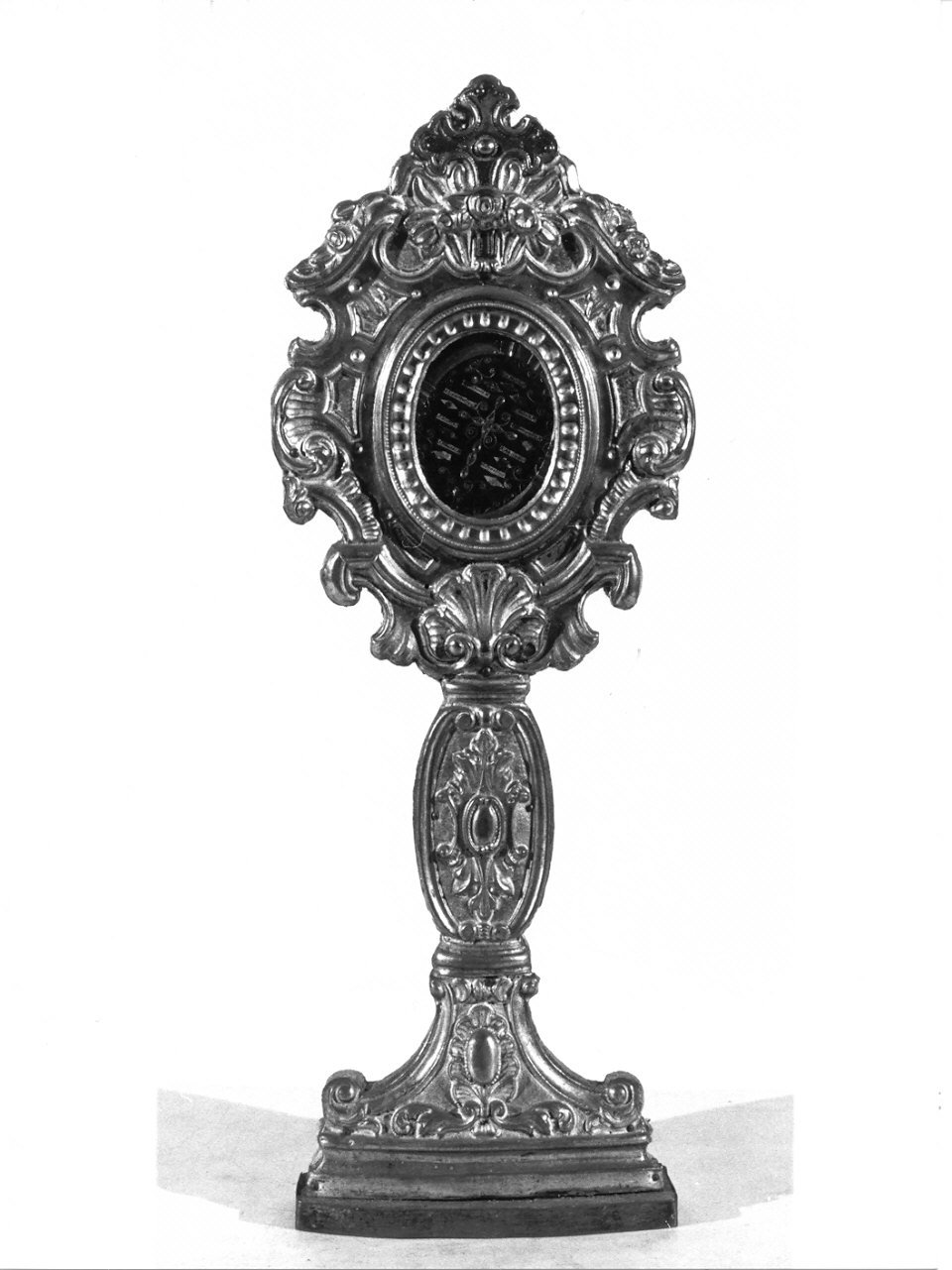 reliquiario-ostensorio, opera isolata - bottega lombarda (sec. XIX)