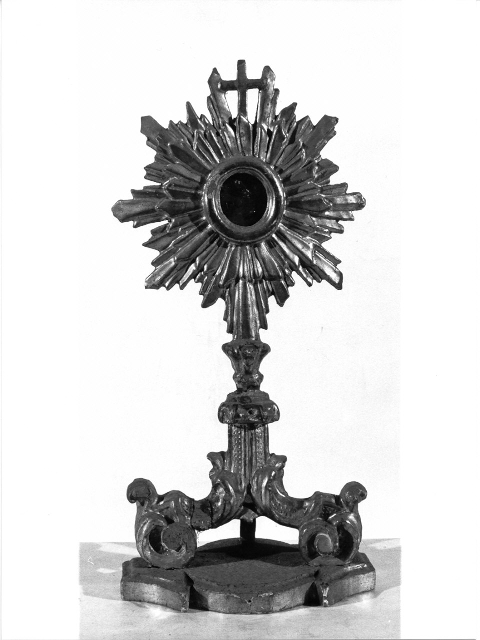 reliquiario-ostensorio, opera isolata - bottega lombarda (sec. XIX)