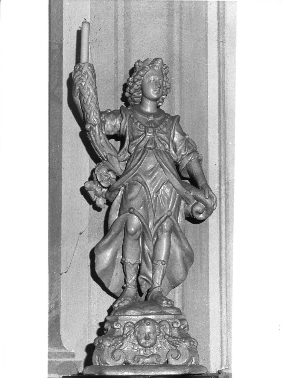 angeli (candelabro - a statuetta, coppia) - ambito lombardo (sec. XVIII)