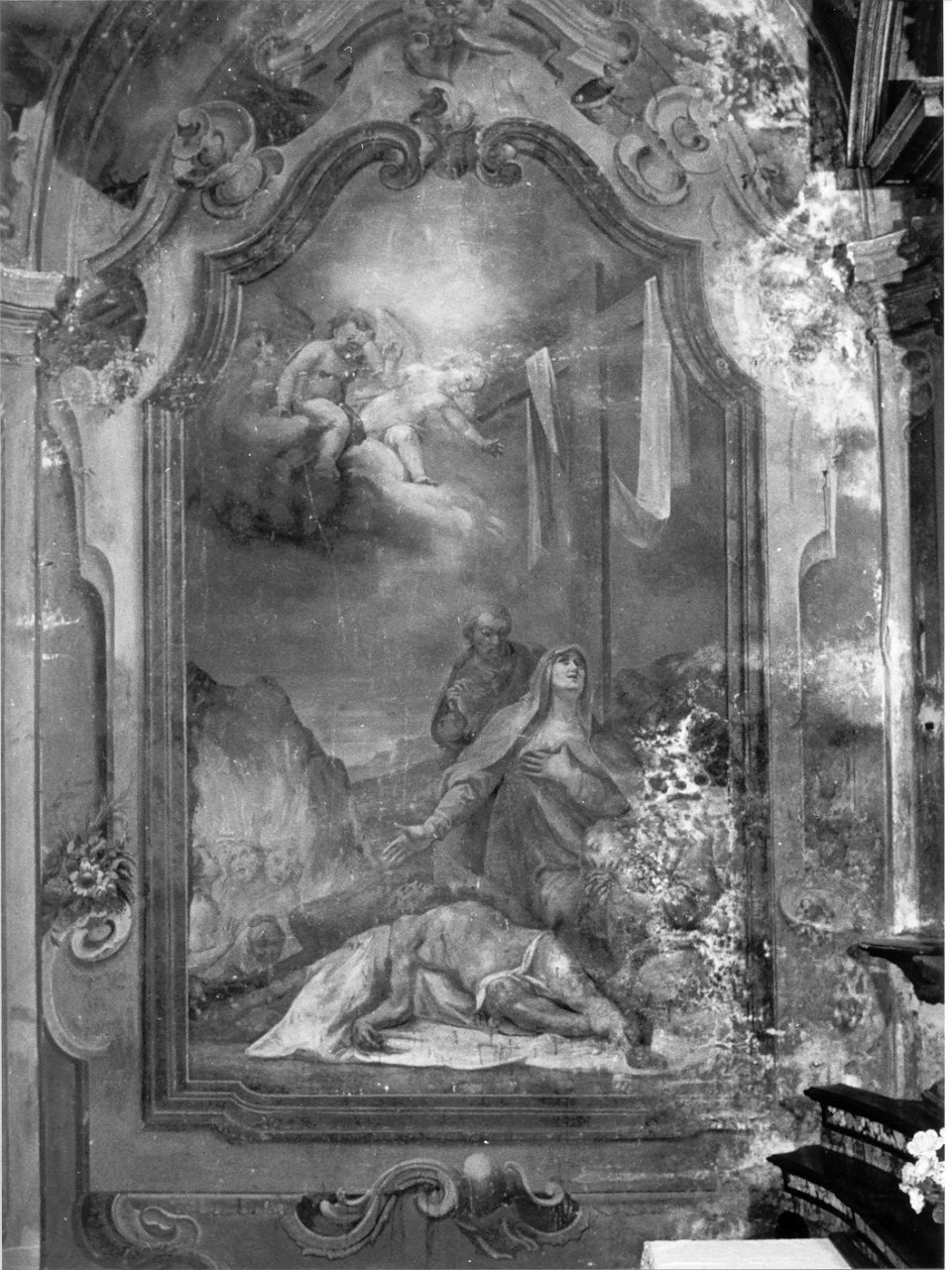 Cristo deposto dalla croce (dipinto, opera isolata) di Fiori Filippo (sec. XVIII)