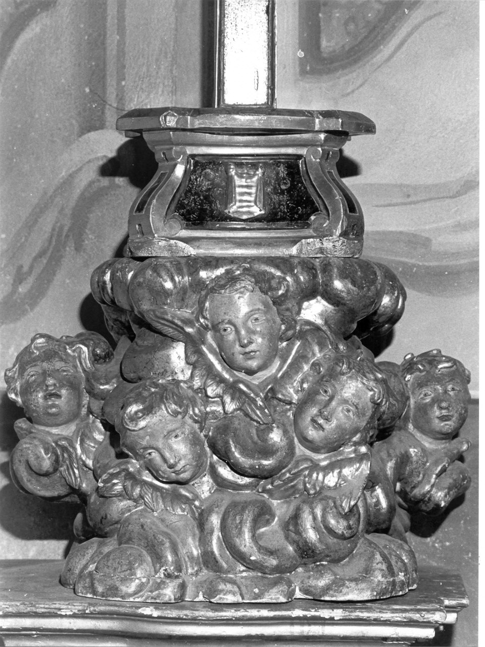 tronetto per esposizione eucaristica, opera isolata - ambito della Val Chiavenna (sec. XVIII)