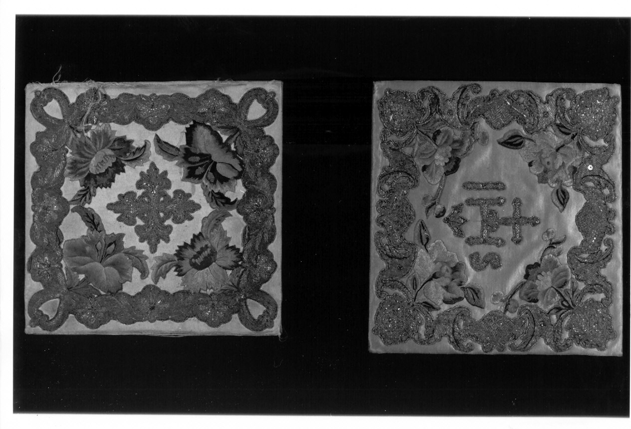 borsa del corporale, coppia - manifattura italiana (metà sec. XVIII)