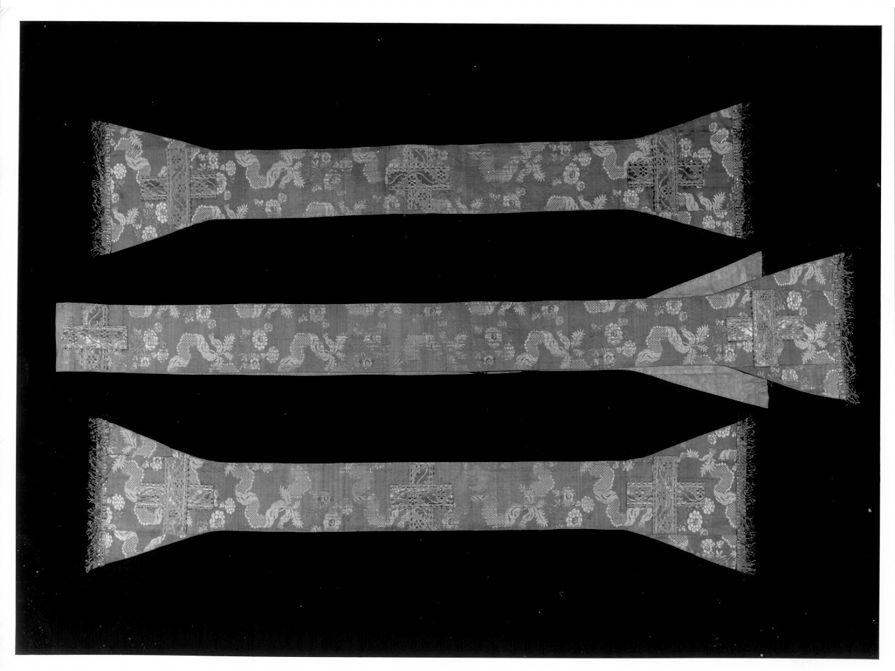 stola, insieme - manifattura italiana (seconda metà sec. XVIII)