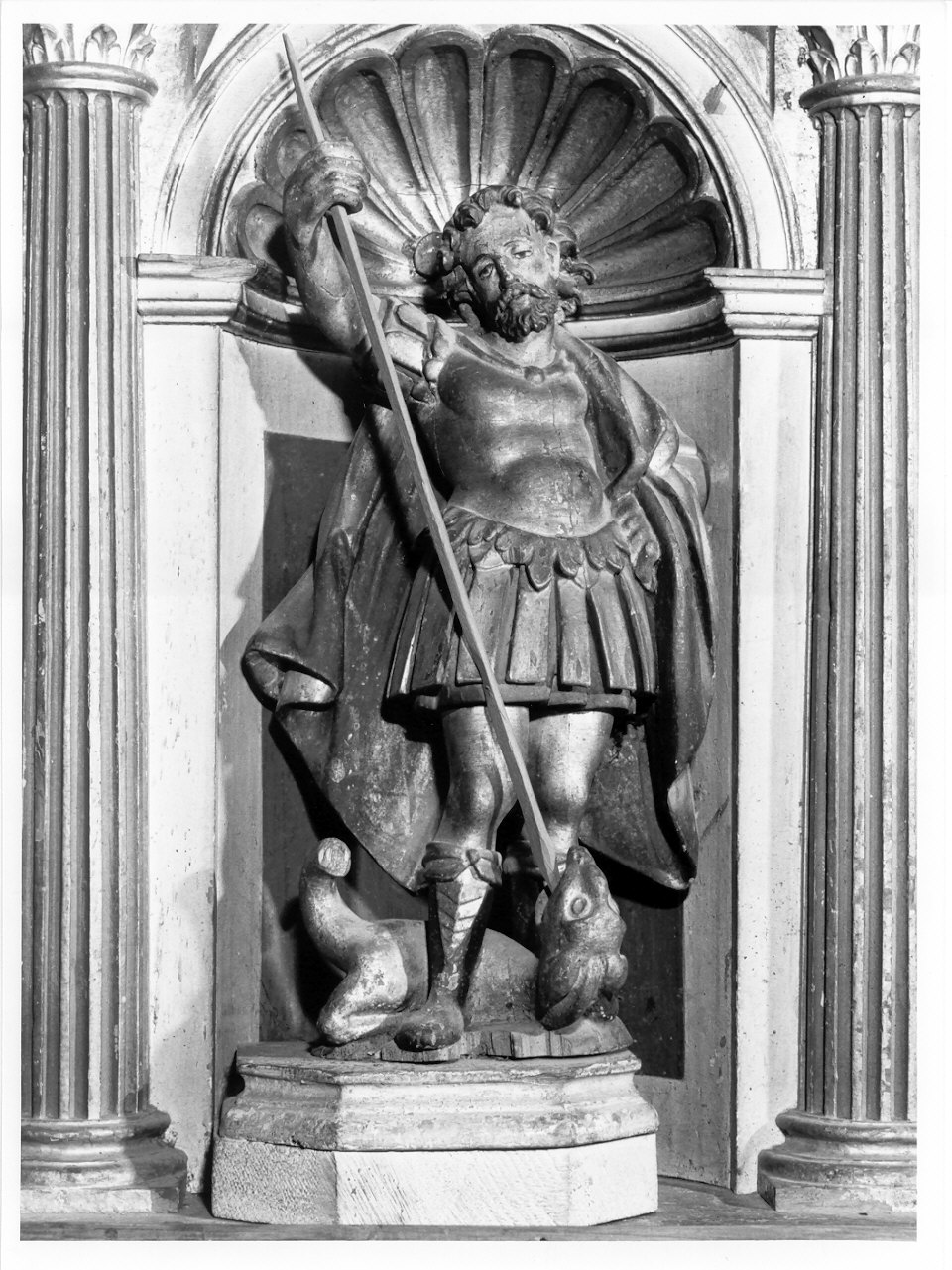 San Giorgio (statuetta, insieme) - ambito lombardo (sec. XVI)