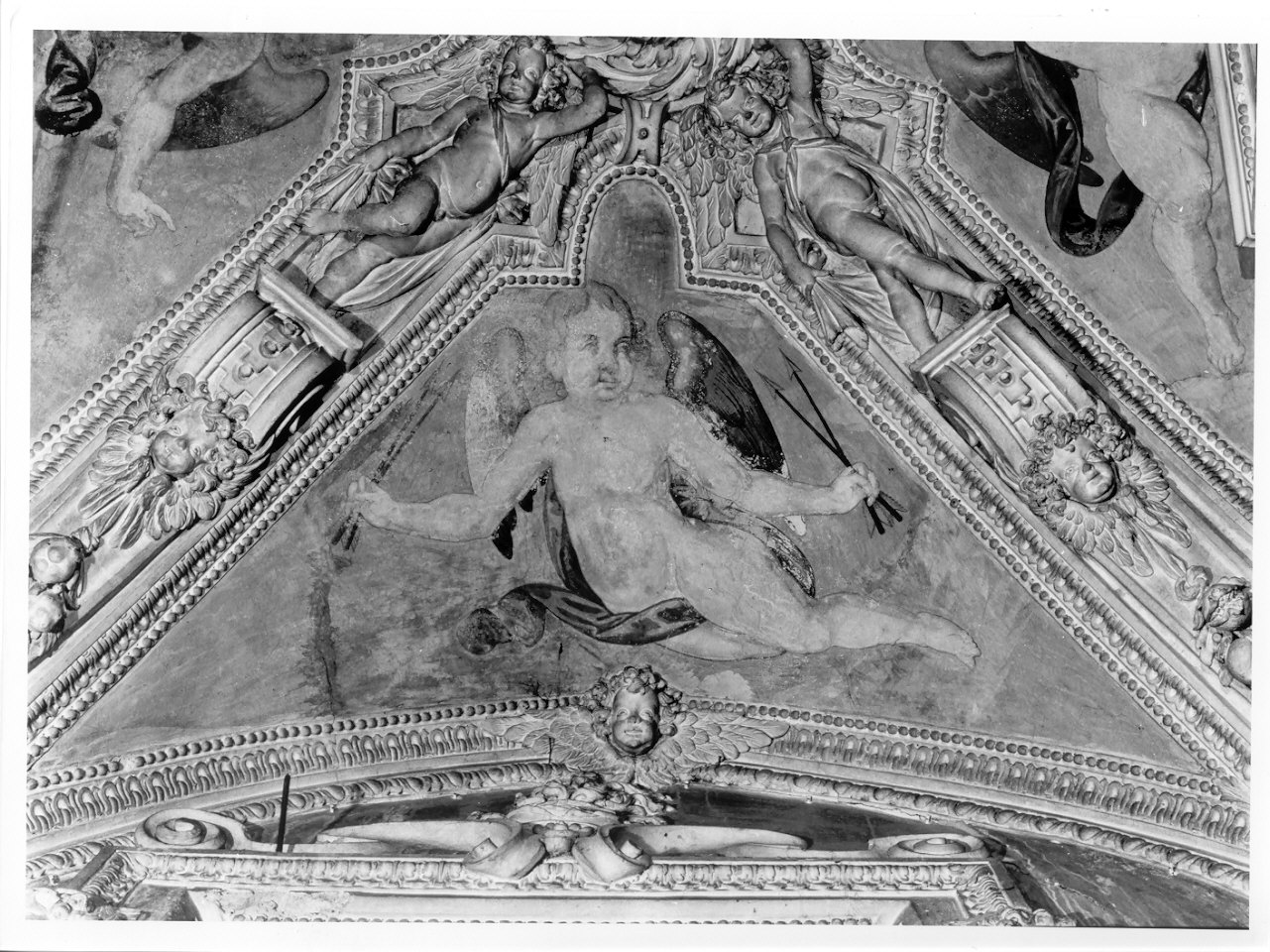 angelo (dipinto, elemento d'insieme) di Marni Carlo (attribuito) (terzo quarto sec. XVII)