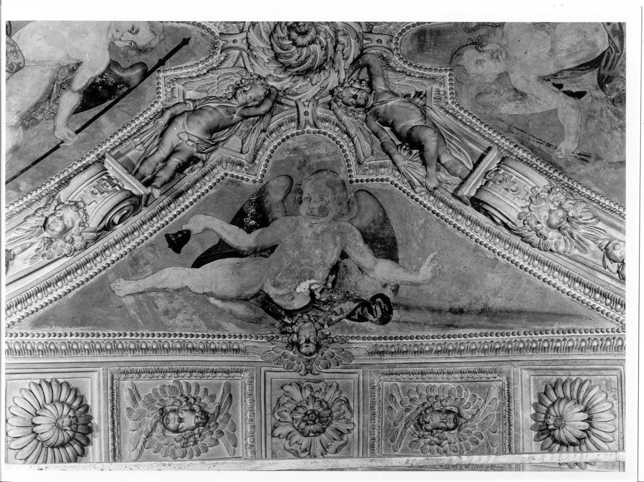 angelo (dipinto, elemento d'insieme) di Marni Carlo (attribuito) (terzo quarto sec. XVII)