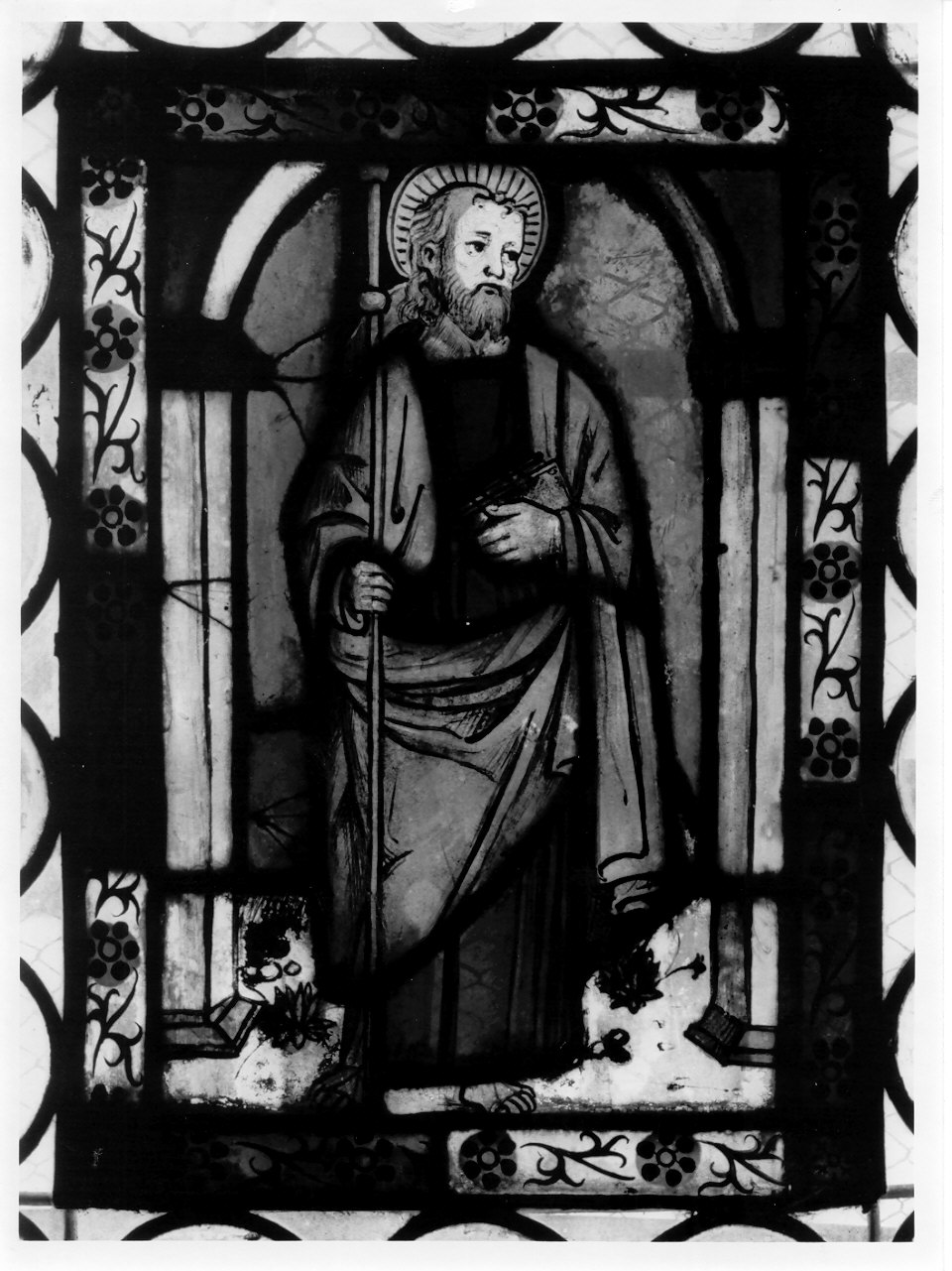 San Giacomo Maggiore (vetrata, elemento d'insieme) - ambito lombardo (sec. XVI)
