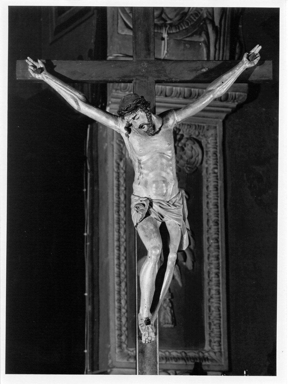 crocifisso, opera isolata - ambito lombardo (sec. XVII)