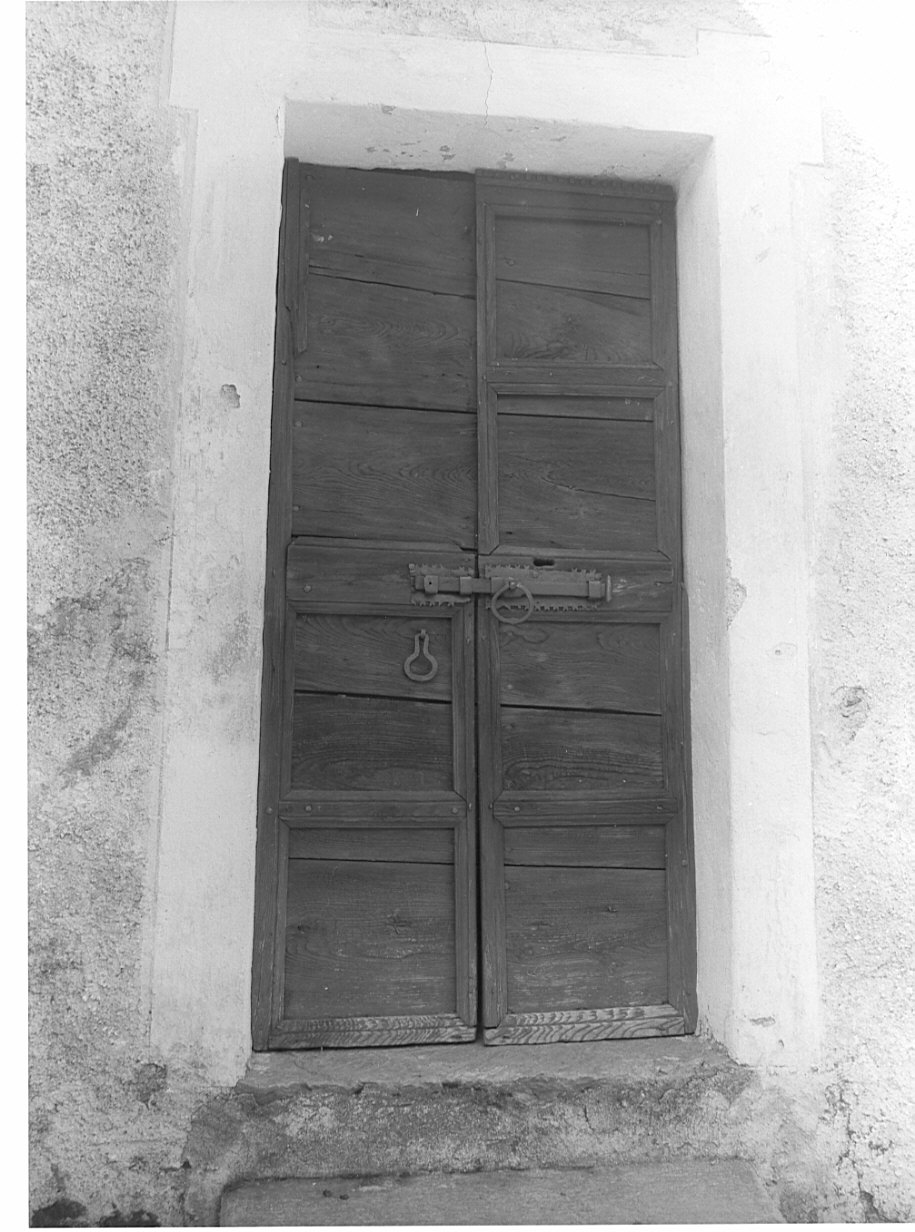 porta - a due battenti - bottega lombarda (seconda metà sec. XIX)