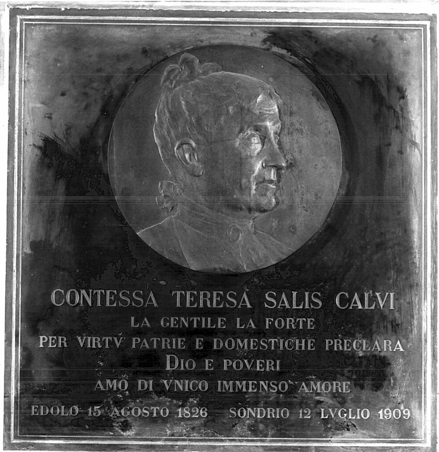 lapide tombale, opera isolata - ambito valtellinese (sec. XX)