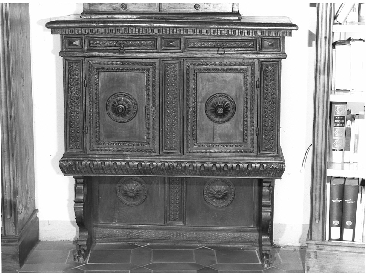 stipo, opera isolata - bottega lombarda (seconda metà sec. XIX)