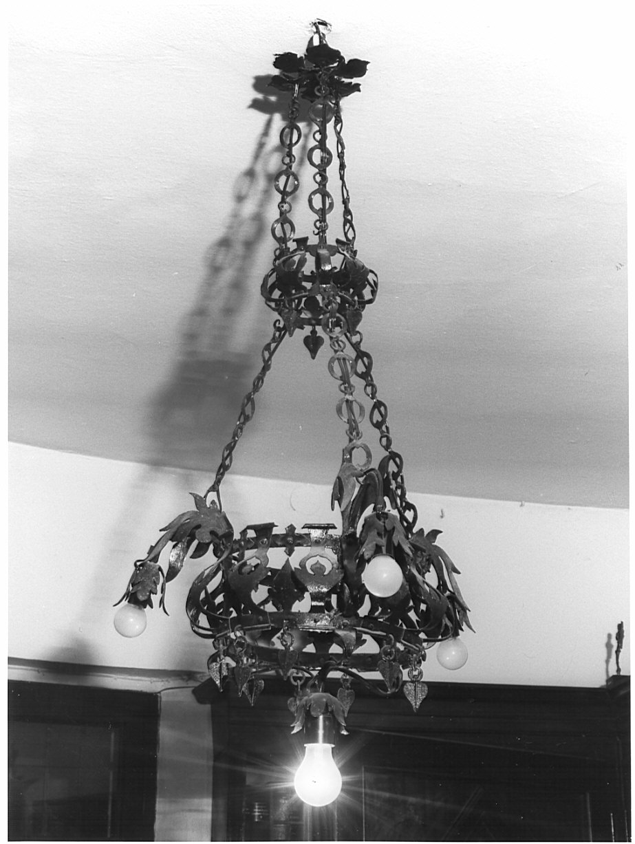 lampadario, opera isolata - bottega italiana (prima metà sec. XIX)