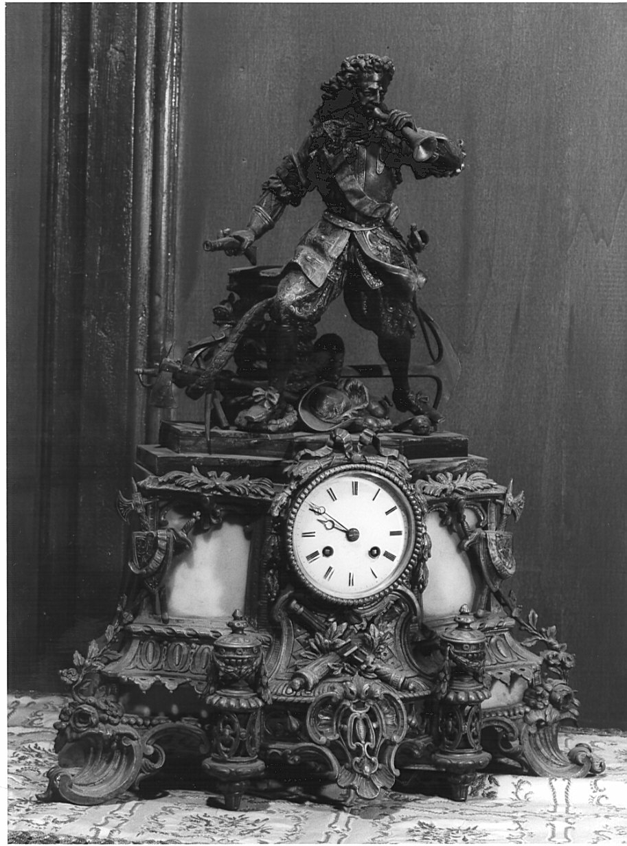 orologio - da mensola, opera isolata - produzione francese (seconda metà sec. XIX)