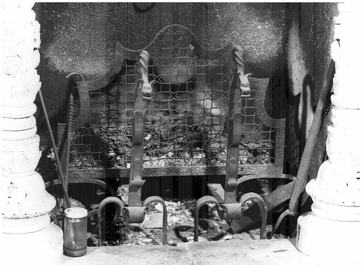 parafuoco, opera isolata - bottega italiana (sec. XVIII)