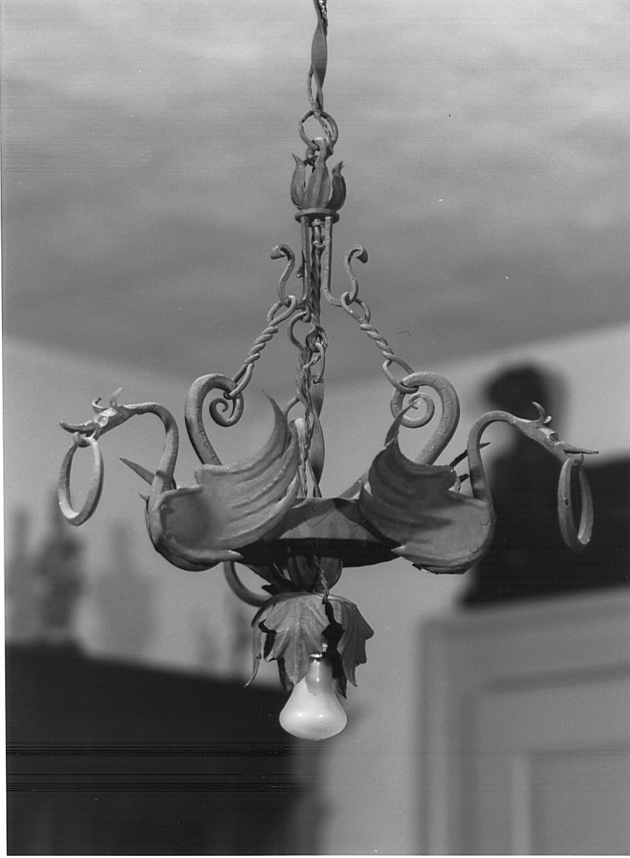 lampadario, opera isolata - bottega italiana (seconda metà sec. XIX)