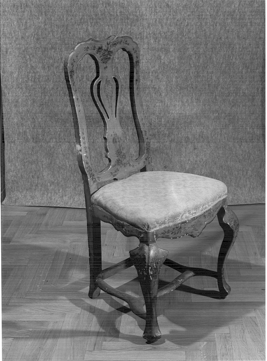 sedia, serie - bottega veneta (prima metà sec. XVIII)