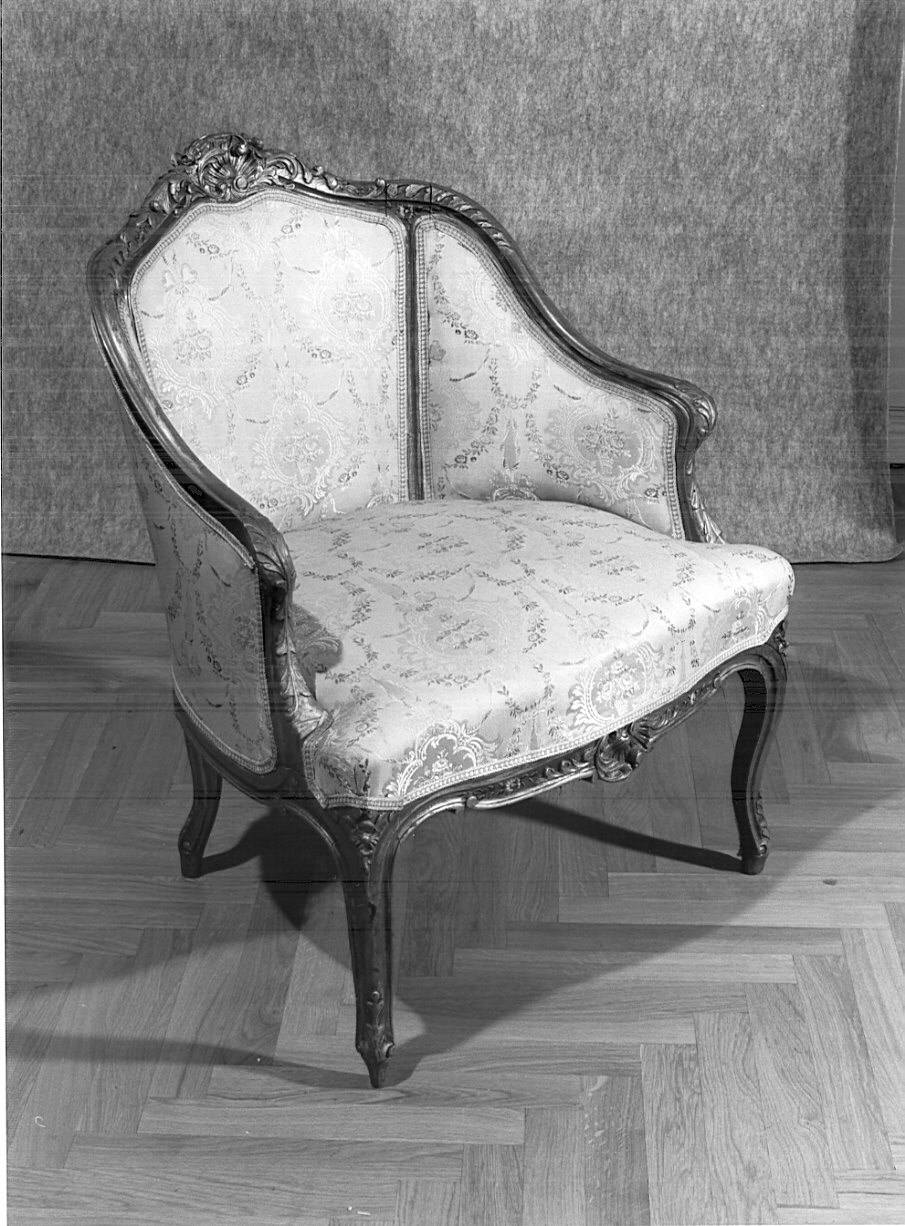 poltrona, coppia - bottega italiana (seconda metà sec. XVIII)