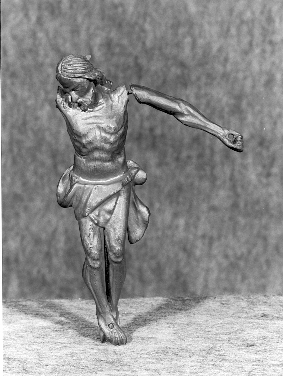 Cristo crocifisso (statua, opera isolata) - bottega italiana (sec. XVII)