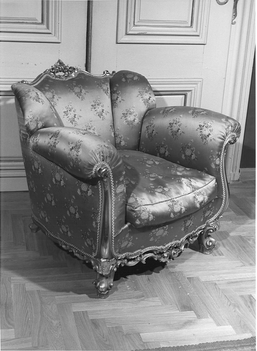 poltrona, coppia - bottega lombarda (seconda metà sec. XVIII)