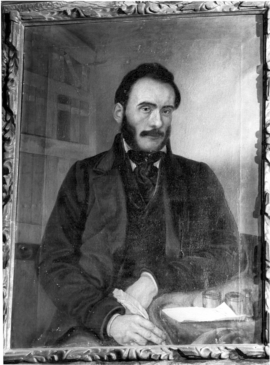 Ritratto di un membro della famiglia Arcari (dipinto, opera isolata) - ambito lombardo (seconda metà sec. XIX)