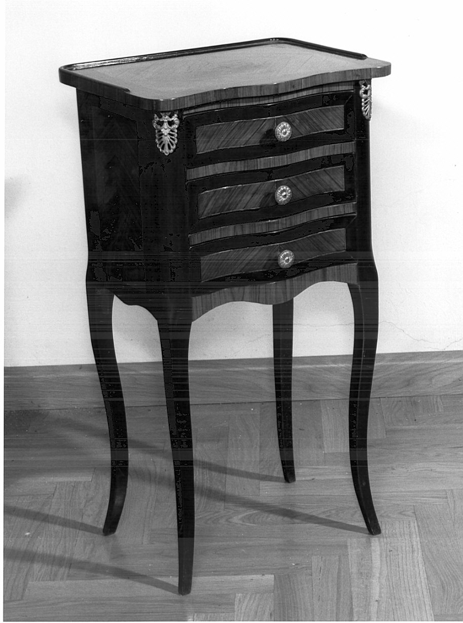 comodino, opera isolata - bottega lombarda (sec. XIX)