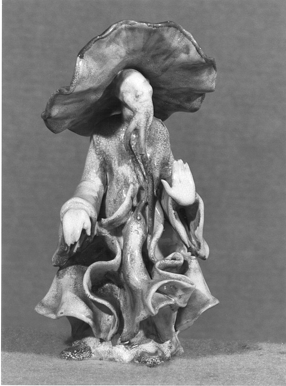 figura di mandarino (statuetta, pendant) - ambito cinese (?) (sec. XVIII)