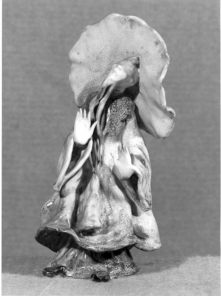 figura di mandarino (statuetta, pendant) - ambito cinese (?) (sec. XVIII)