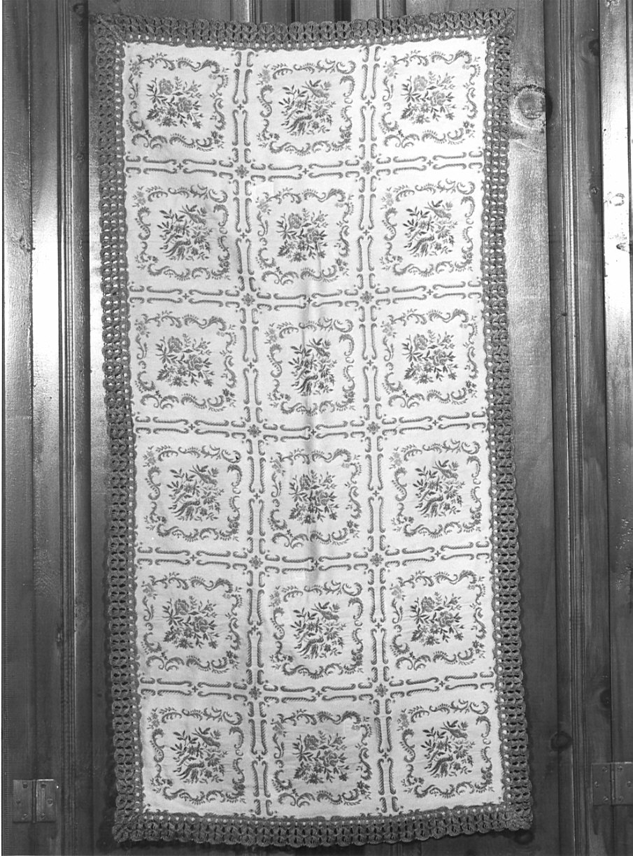 tovaglia d'altare, opera isolata - manifattura italiana (sec. XIX)