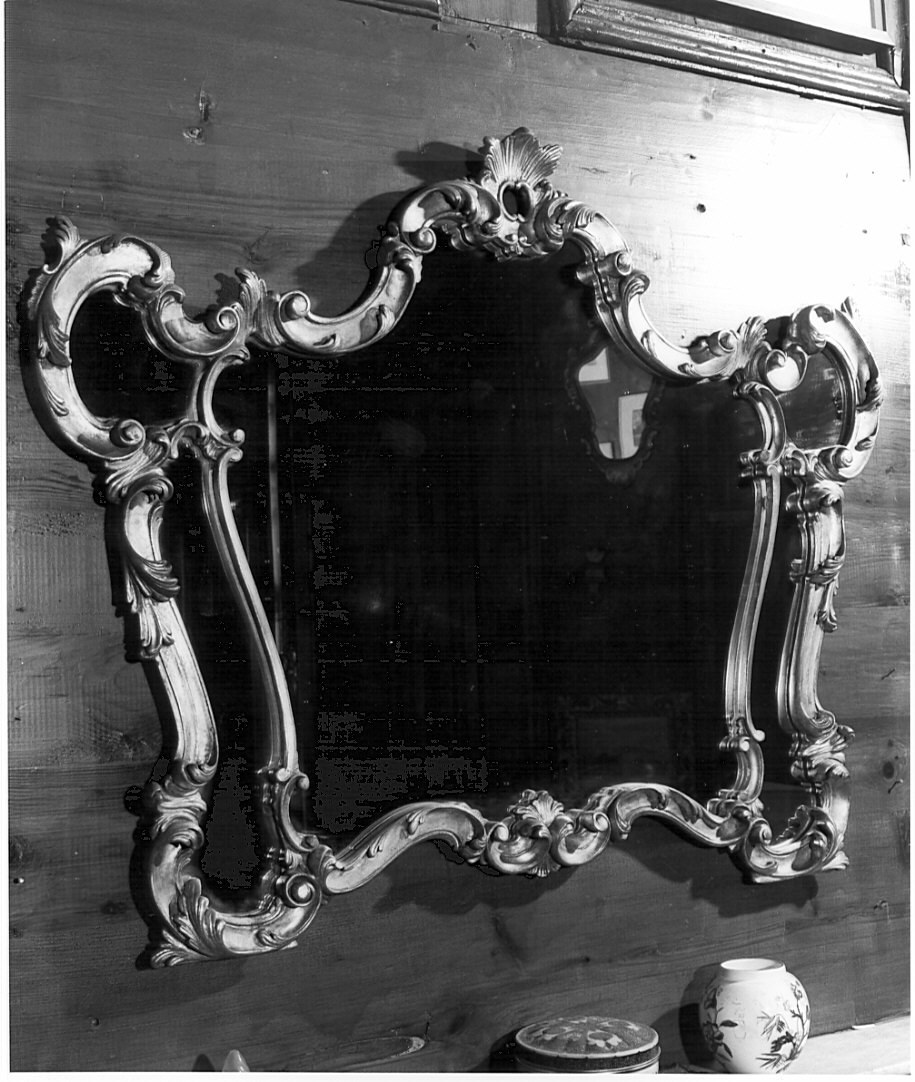 specchiera, opera isolata - bottega lombarda (seconda metà sec. XVIII)