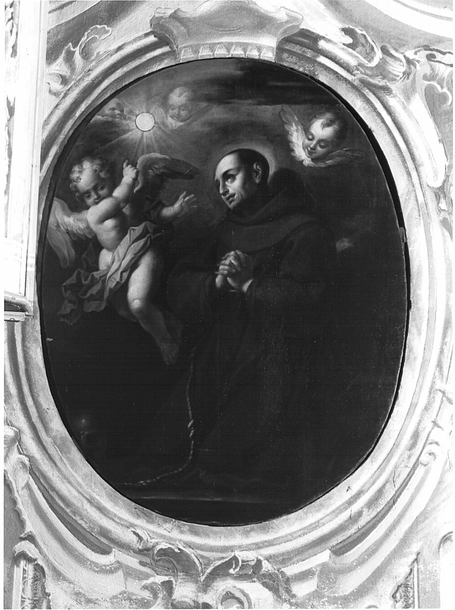 Sant'Antonio da Padova (dipinto, opera isolata) di Parravicini Alessandro (terzo quarto sec. XVIII)