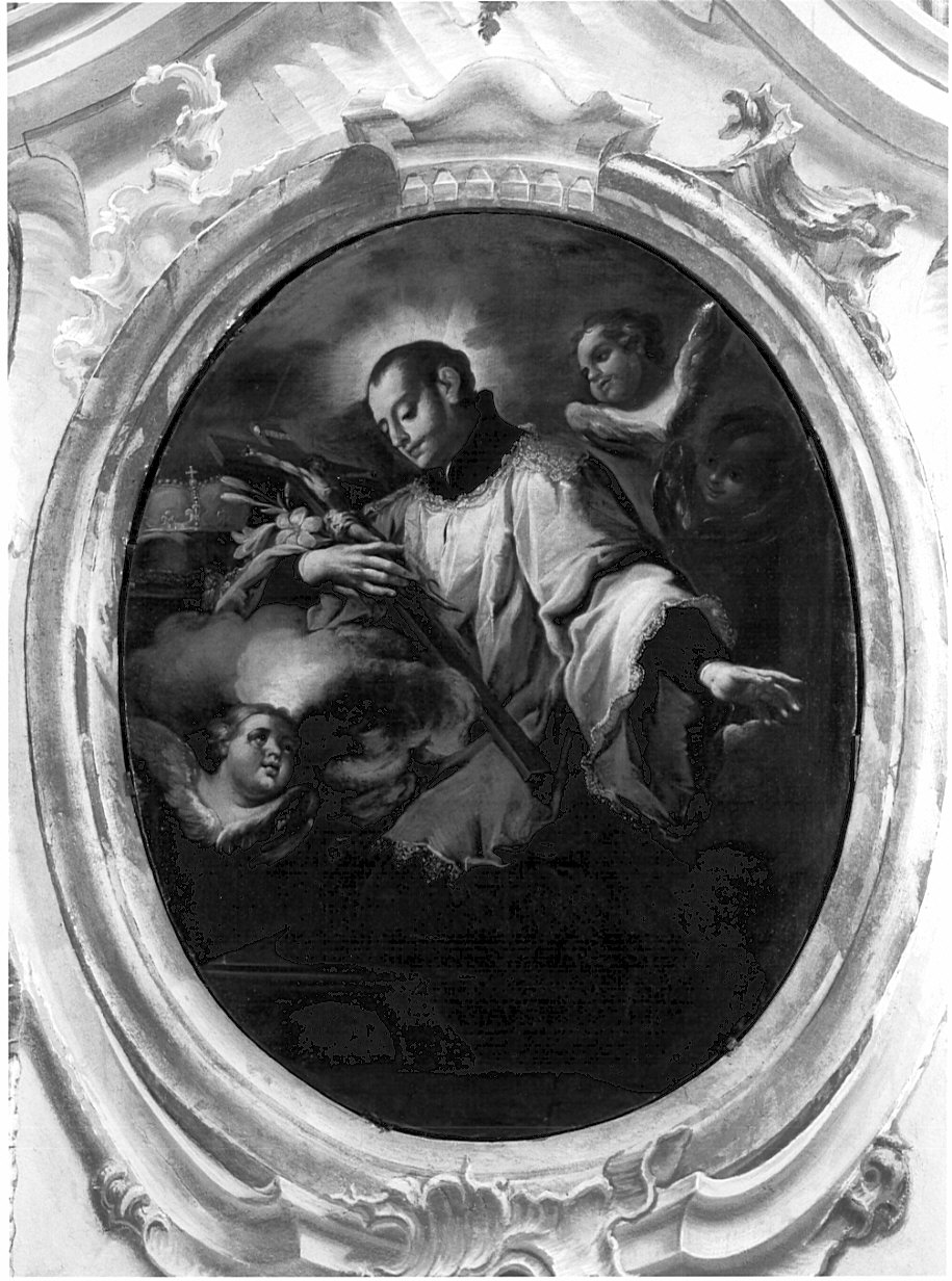 San Luigi Gonzaga (dipinto, opera isolata) di Parravicini Alessandro (terzo quarto sec. XVIII)