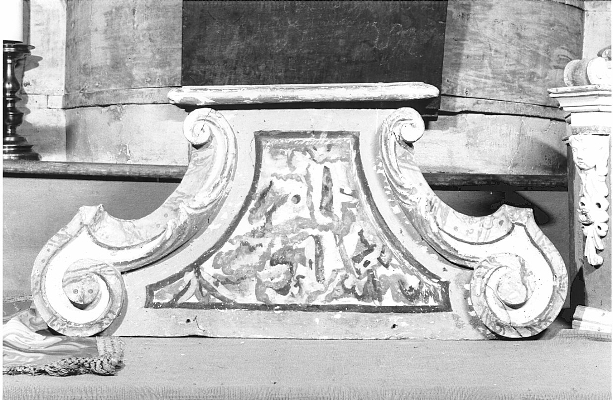 tronetto per esposizione eucaristica, opera isolata - manifattura lombarda (prima metà sec. XVIII)