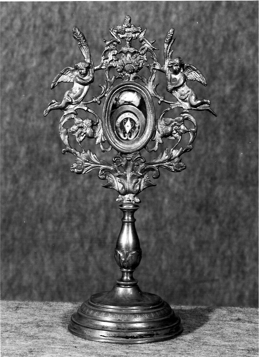 reliquiario - a ostensorio, opera isolata - bottega lombarda (sec. XIX)