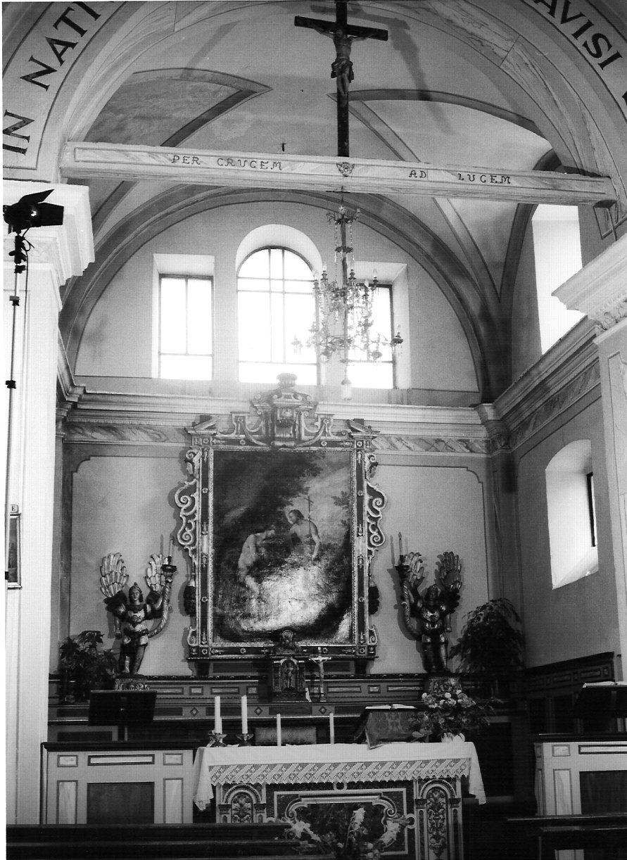 altare maggiore, complesso decorativo - bottega lombarda (seconda metà sec. XVII)