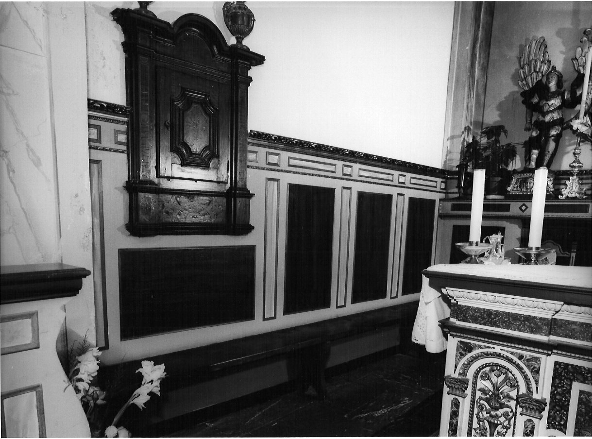 panca, coppia - bottega lombarda (prima metà sec. XX)