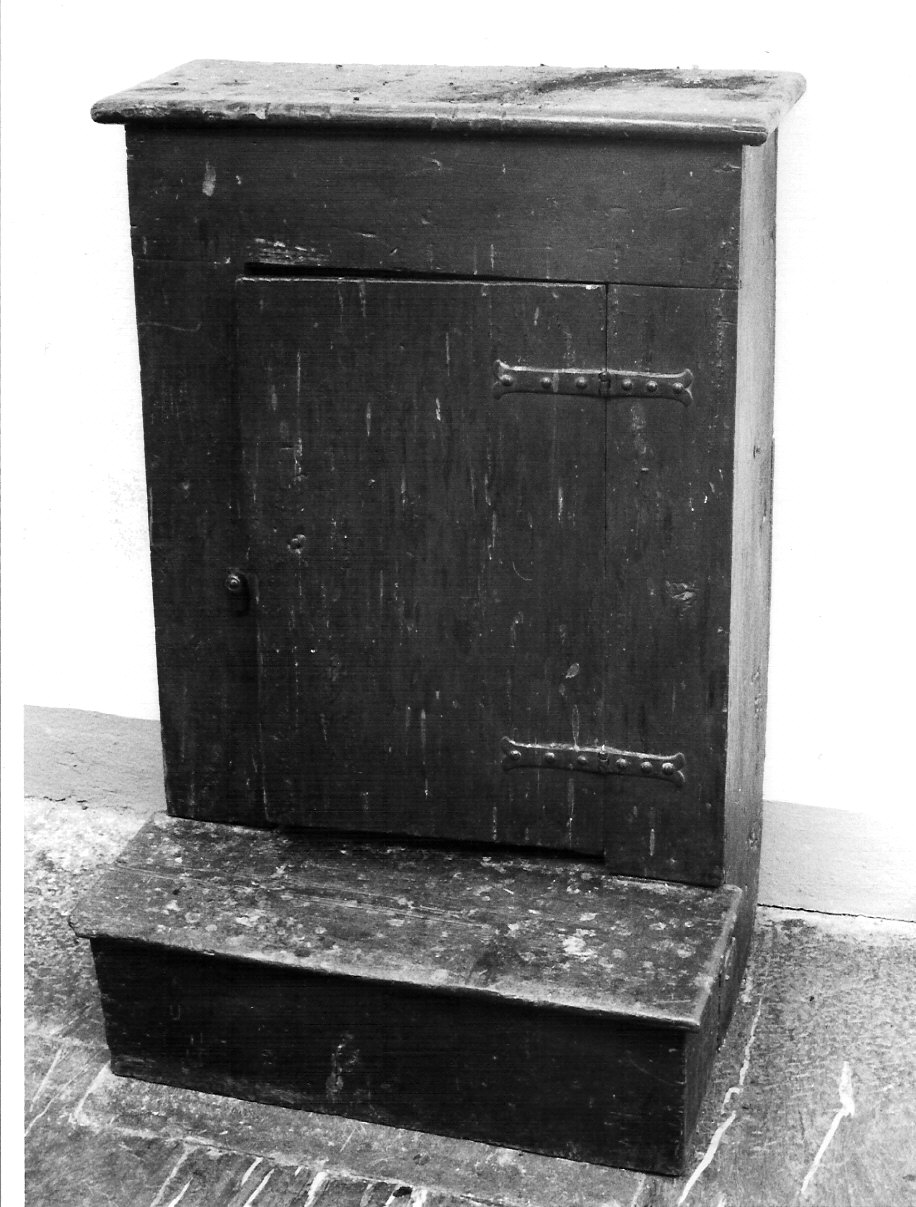 inginocchiatoio, opera isolata - bottega lombarda (sec. XVII)