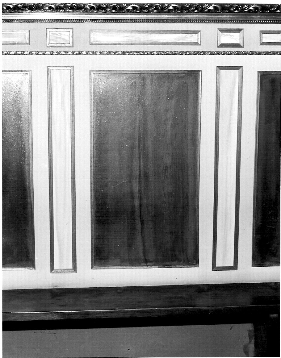 panca, coppia - bottega lombarda (prima metà sec. XX)