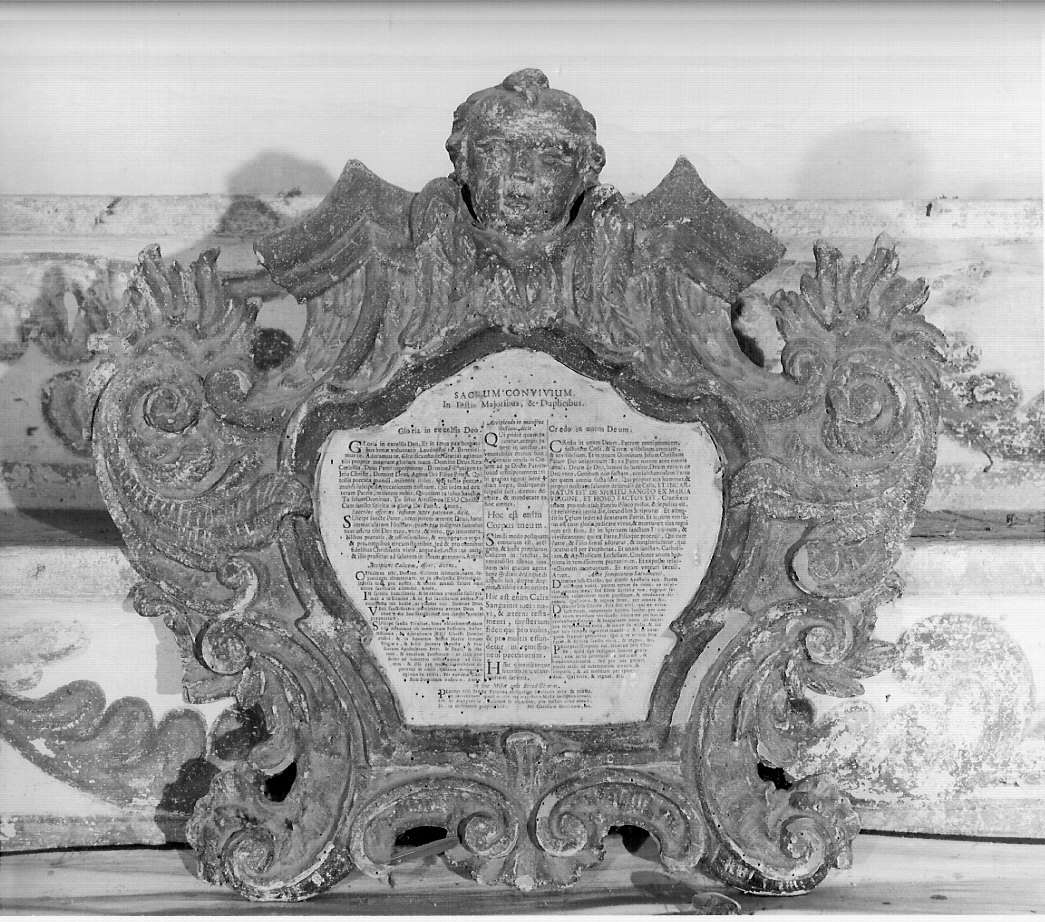 cartagloria, opera isolata - bottega lombarda (sec. XVIII)