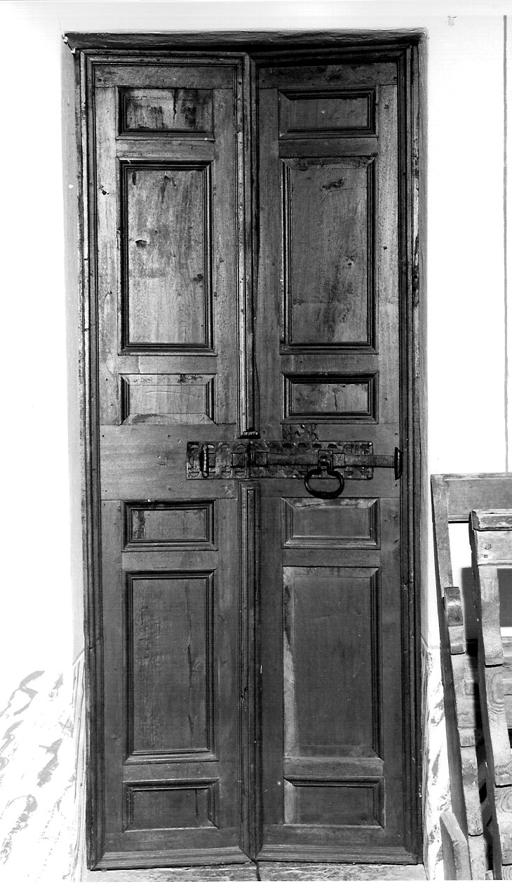 porta - a due battenti, opera isolata - bottega lombarda (seconda metà sec. XVII)