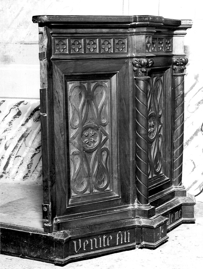 parapetto, opera isolata - bottega lombarda (sec. XIX)