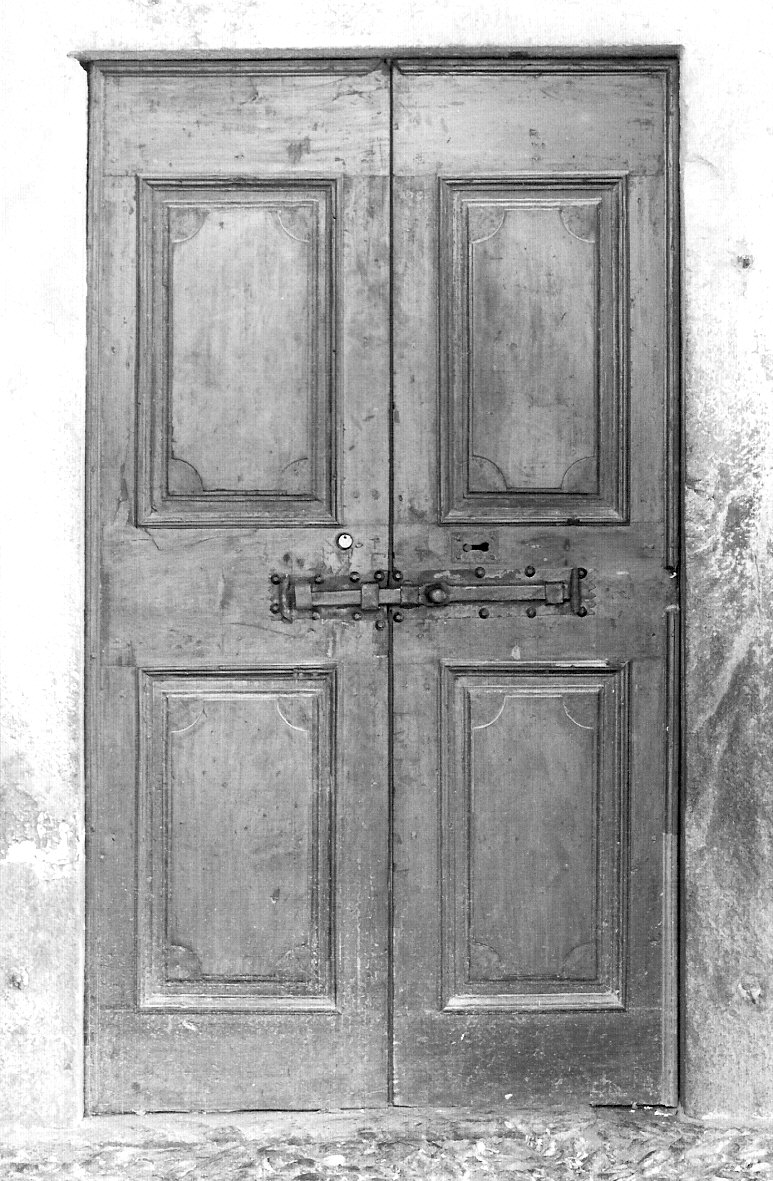 porta - a due battenti, opera isolata - bottega lombarda (primo quarto sec. XVIII)