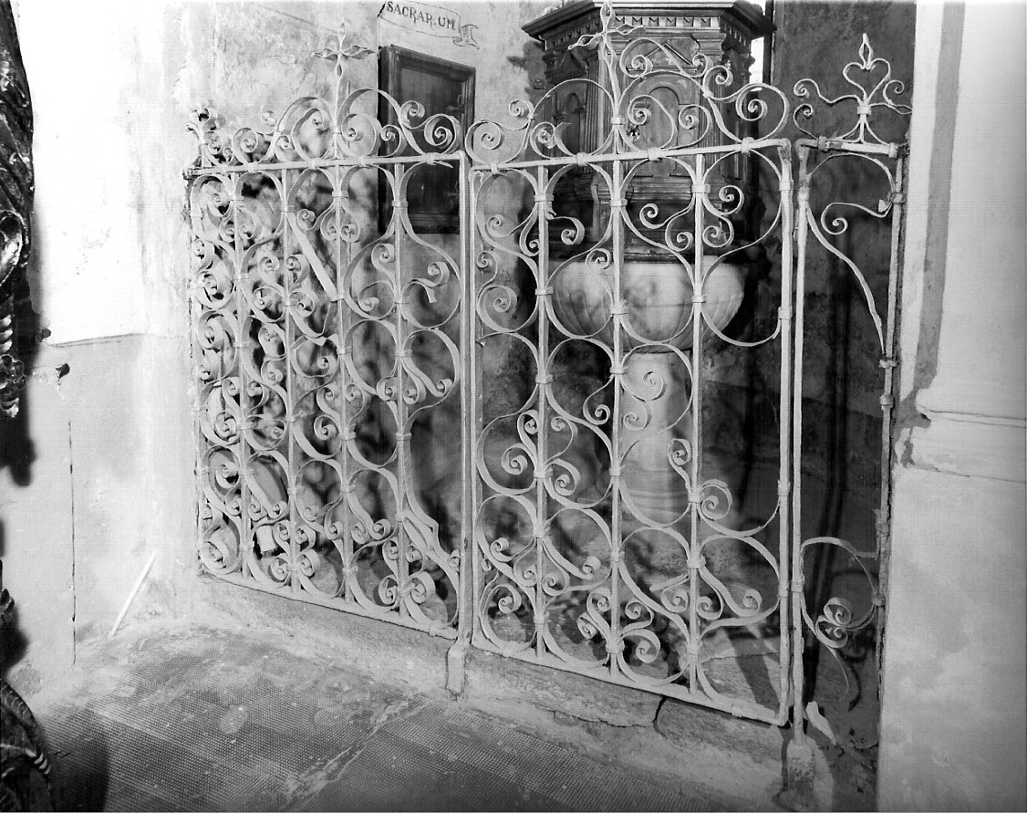 cancellata, opera isolata - bottega lombarda (prima metà sec. XVIII)